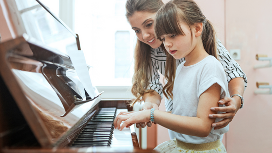 Auckland Piano Teacher and Student